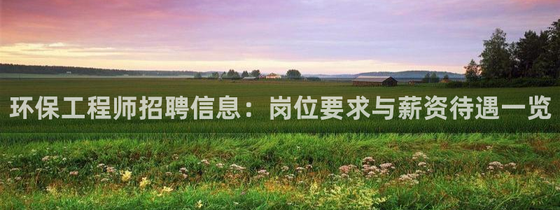 彩名堂图片：环保工程师招聘信息：岗位